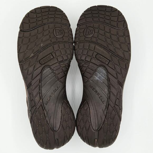 Merrell Encore Moc 4 Women's‎ 7.5 Brown Leather Slip On Comfort Shoes - Picture 8 of 11